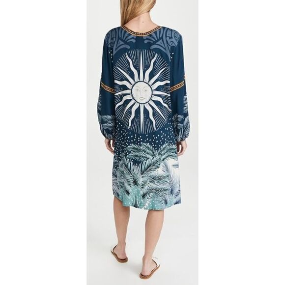 Agua Bendita Aldora Arabela Tunic Coverup NWT Sz. O/S - Picture 4 of 11